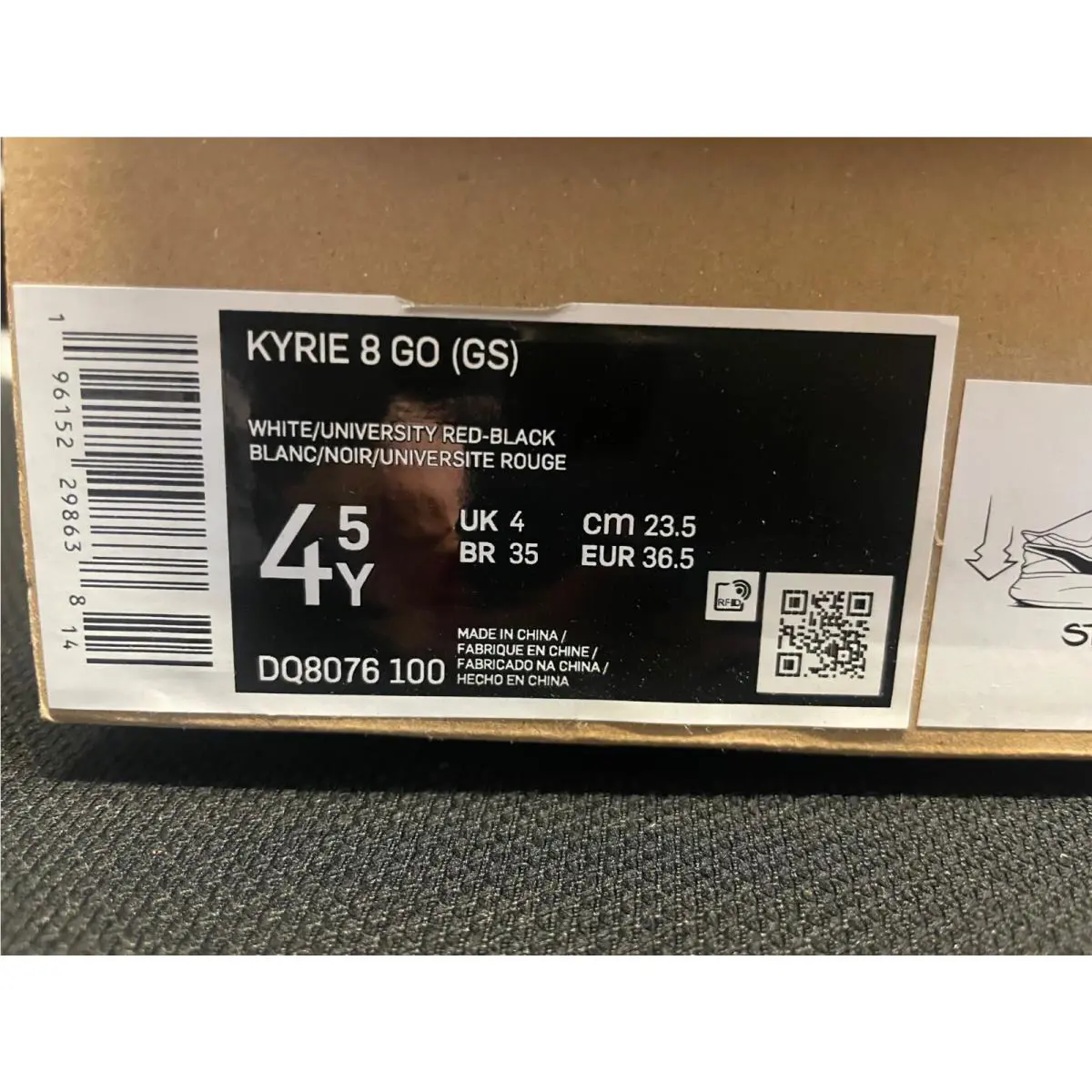 Nike shoes - Nike Kyrie 8 - Kyrie - DQ8076-100 - Black 6