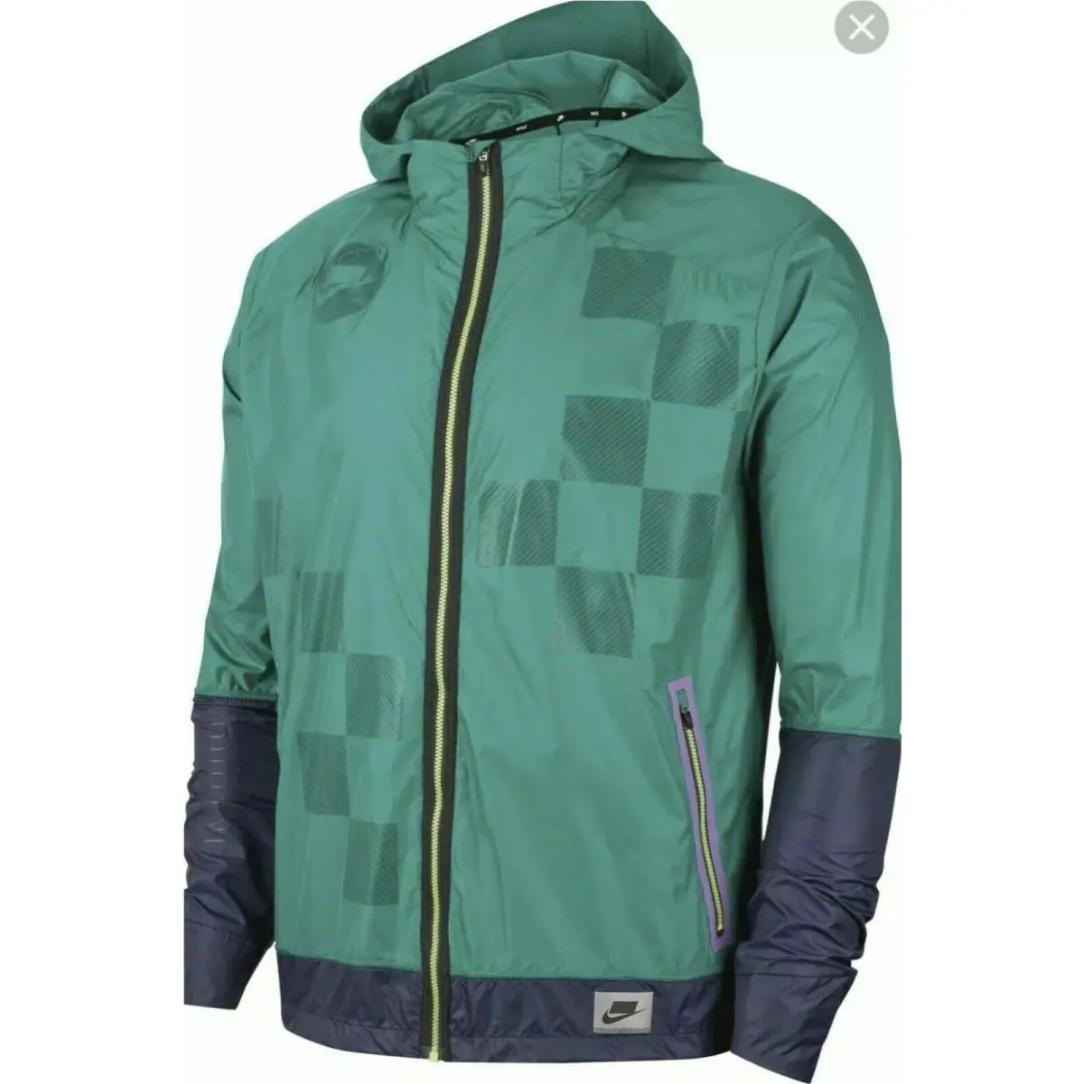 Nike clothing - Windrunner Wild Run - Windrunner Wild Run - BV5615 340 - Mystic Green & Blackened Blue & Black 8