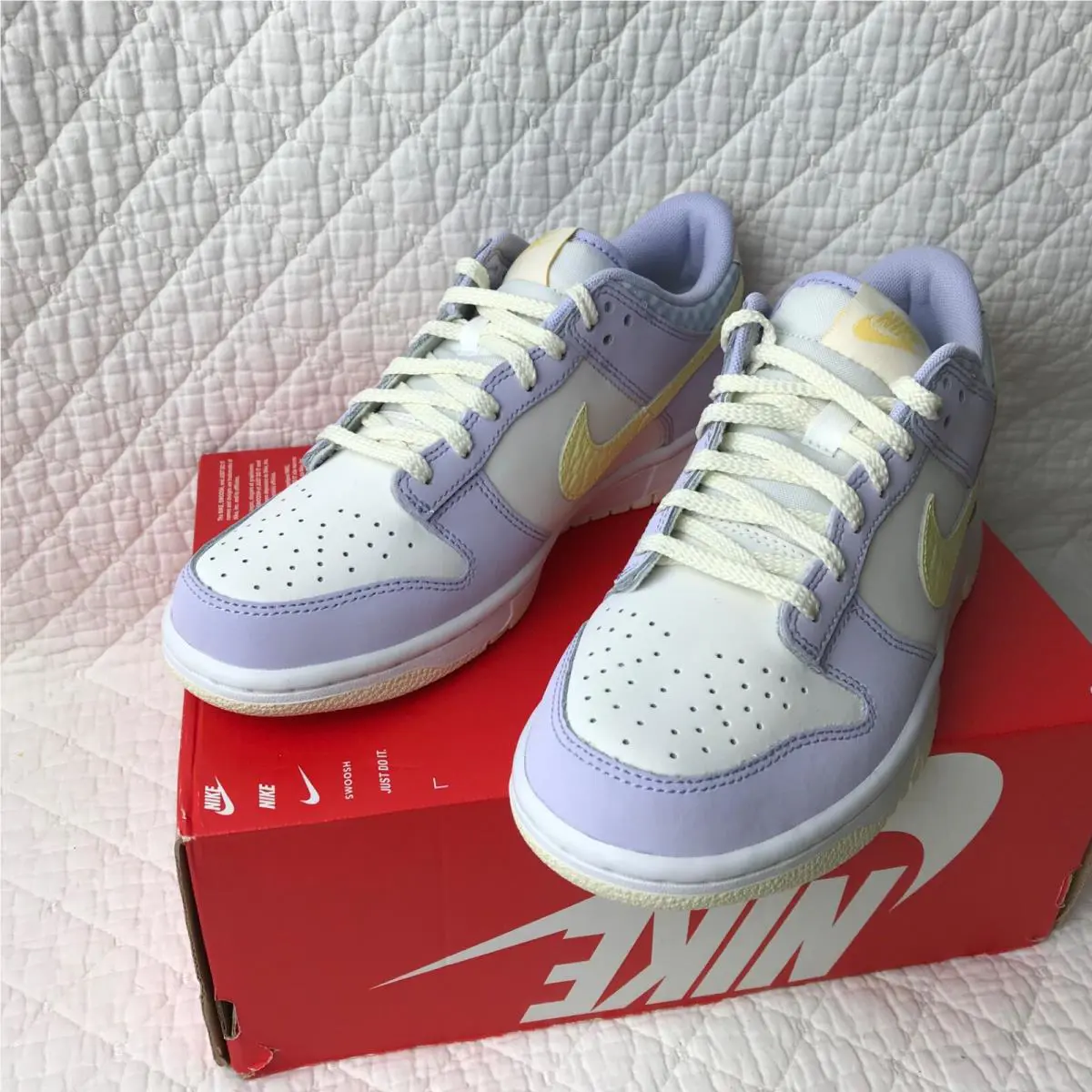 Nike shoes - Nike Dunk Low SE GS - FJ4641-536 - Oxygen Purple/Citron Tint 9