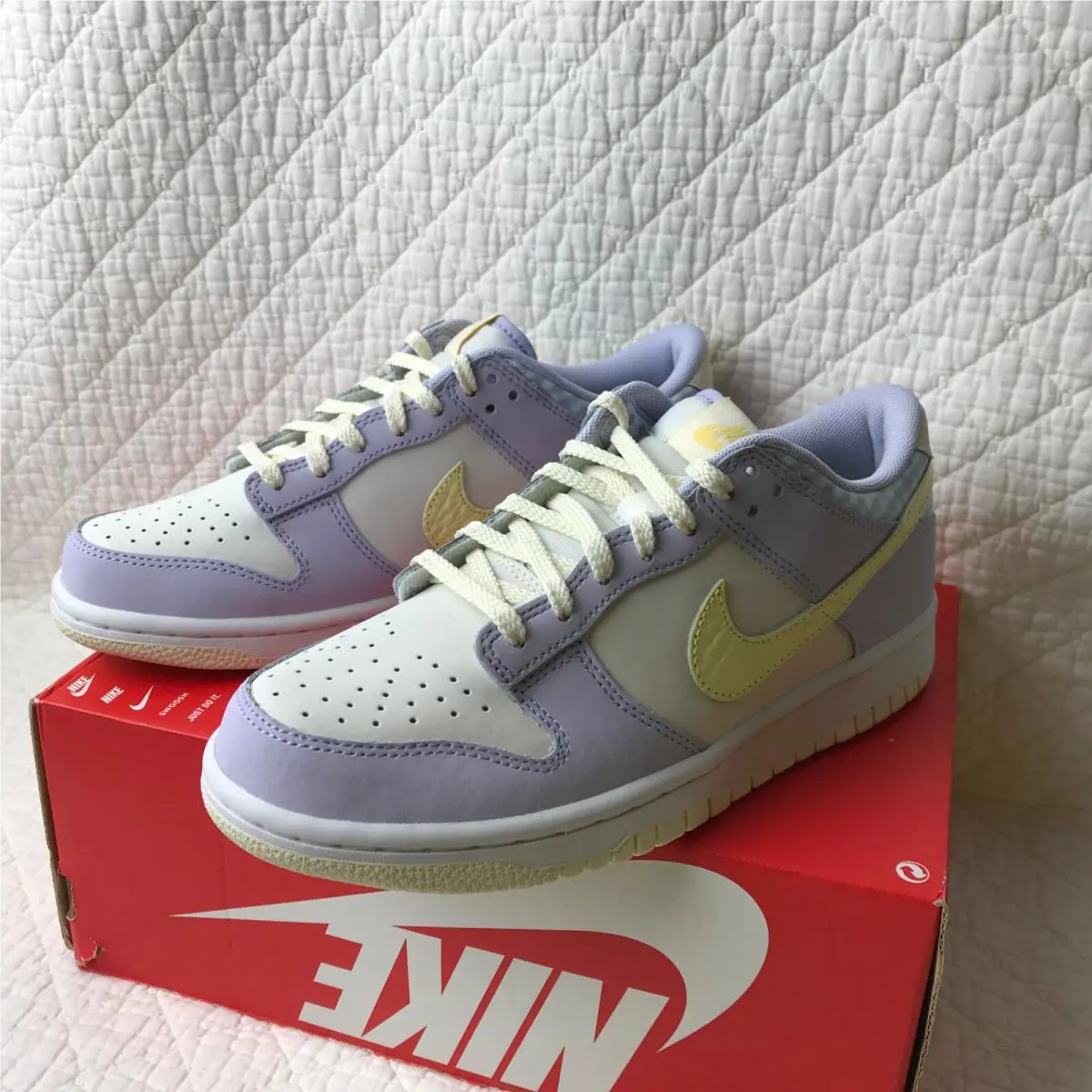 Nike shoes - Nike Dunk Low SE GS - FJ4641-536 - Oxygen Purple/Citron Tint 6
