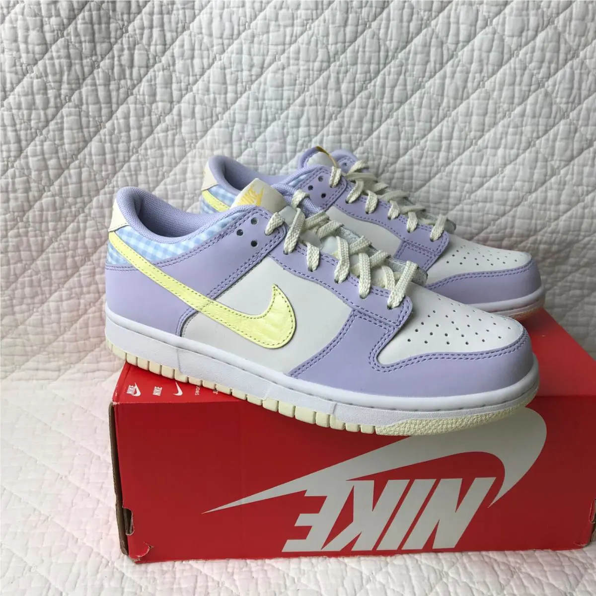 Nike shoes - Nike Dunk Low SE GS - FJ4641-536 - Oxygen Purple/Citron Tint 7
