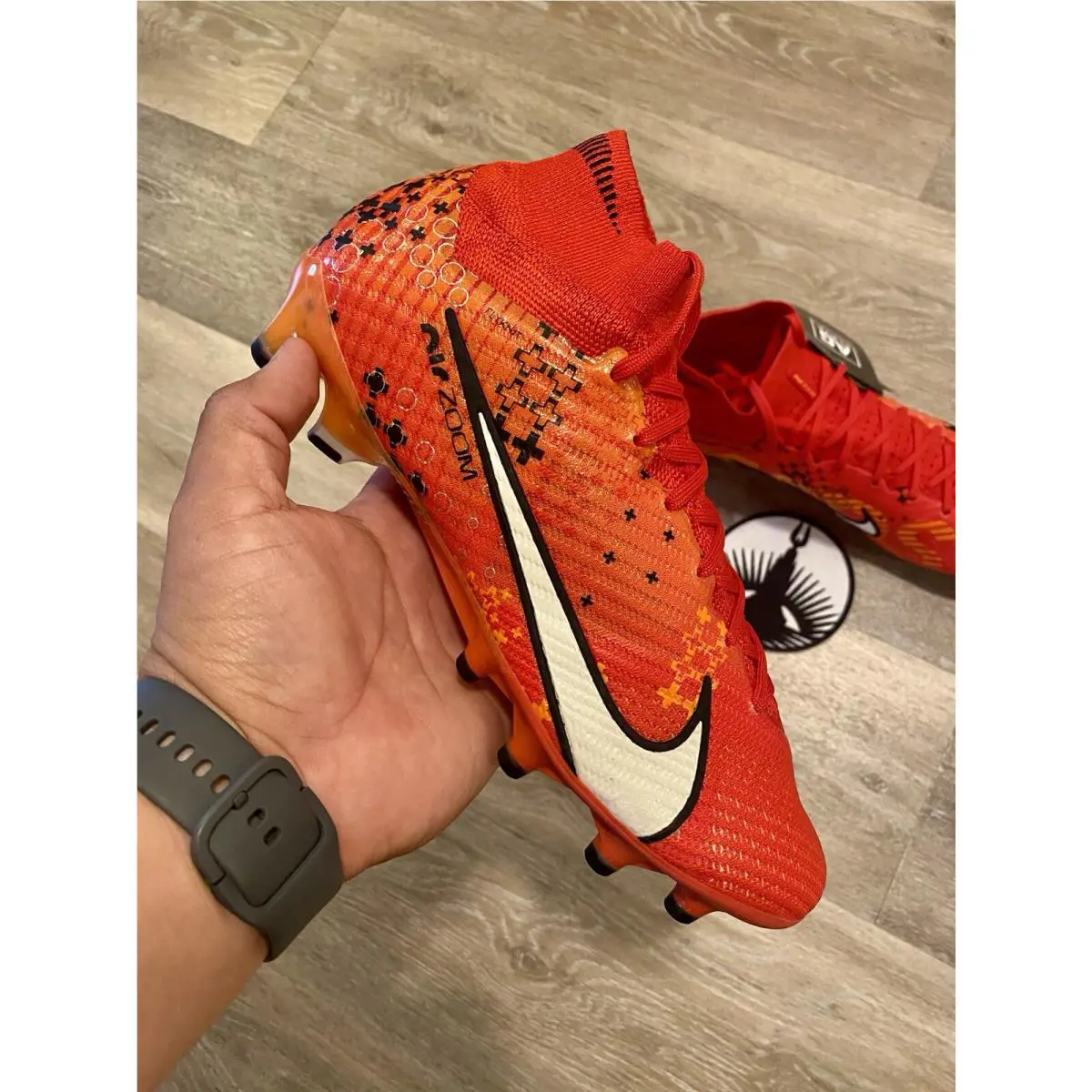Nike shoes - Nike Mercurial Superfly - Mercurial Superfly - FD1167-600 - Light Crimson / Bright Mandarin / Black / Pale Ivory (UPC: 196969005580) 8