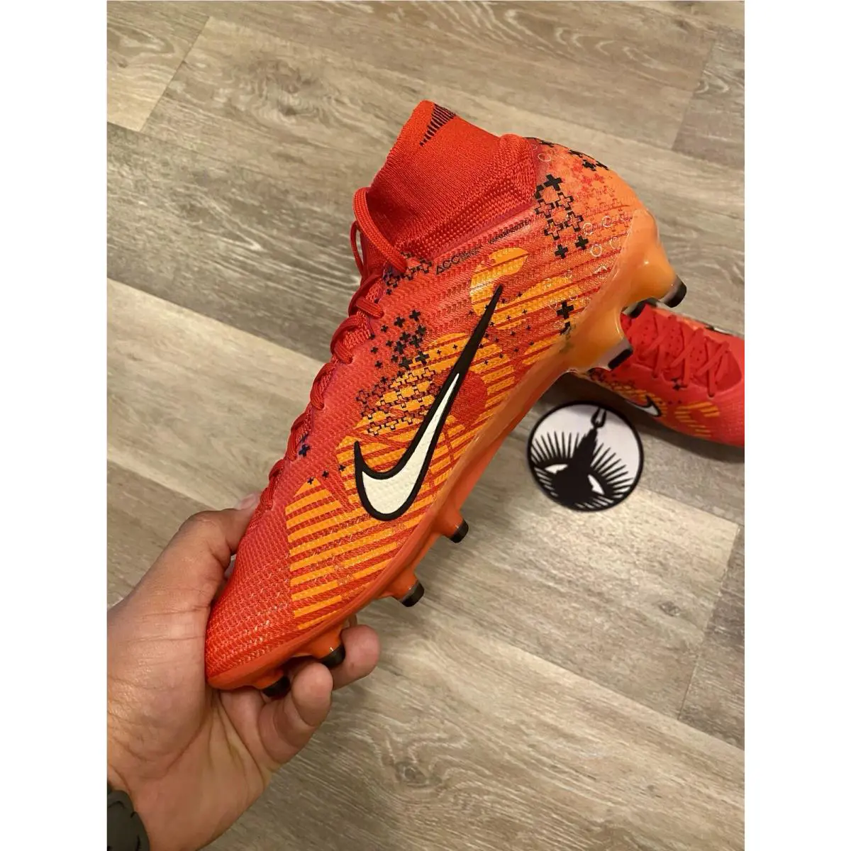Nike shoes - Nike Mercurial Superfly - Mercurial Superfly - FD1167-600 - Light Crimson / Bright Mandarin / Black / Pale Ivory (UPC: 196969005580) 3