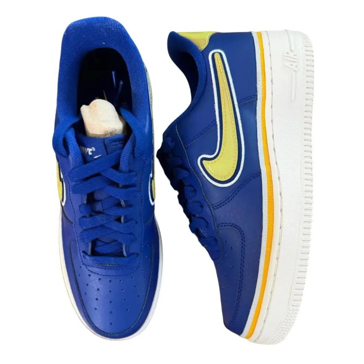 Nike shoes - Nike Air Force 1 - Air Force - AJ7748 400 - Deep Royal/University Gold (UPC: 191887708636) 0