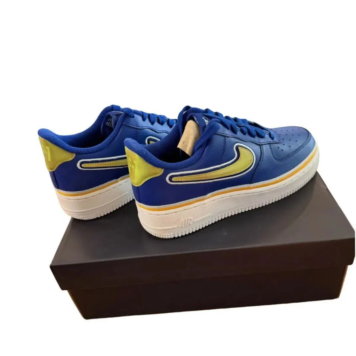 Nike shoes - Nike Air Force 1 - Air Force - AJ7748 400 - Deep Royal/University Gold (UPC: 191887708636) 3