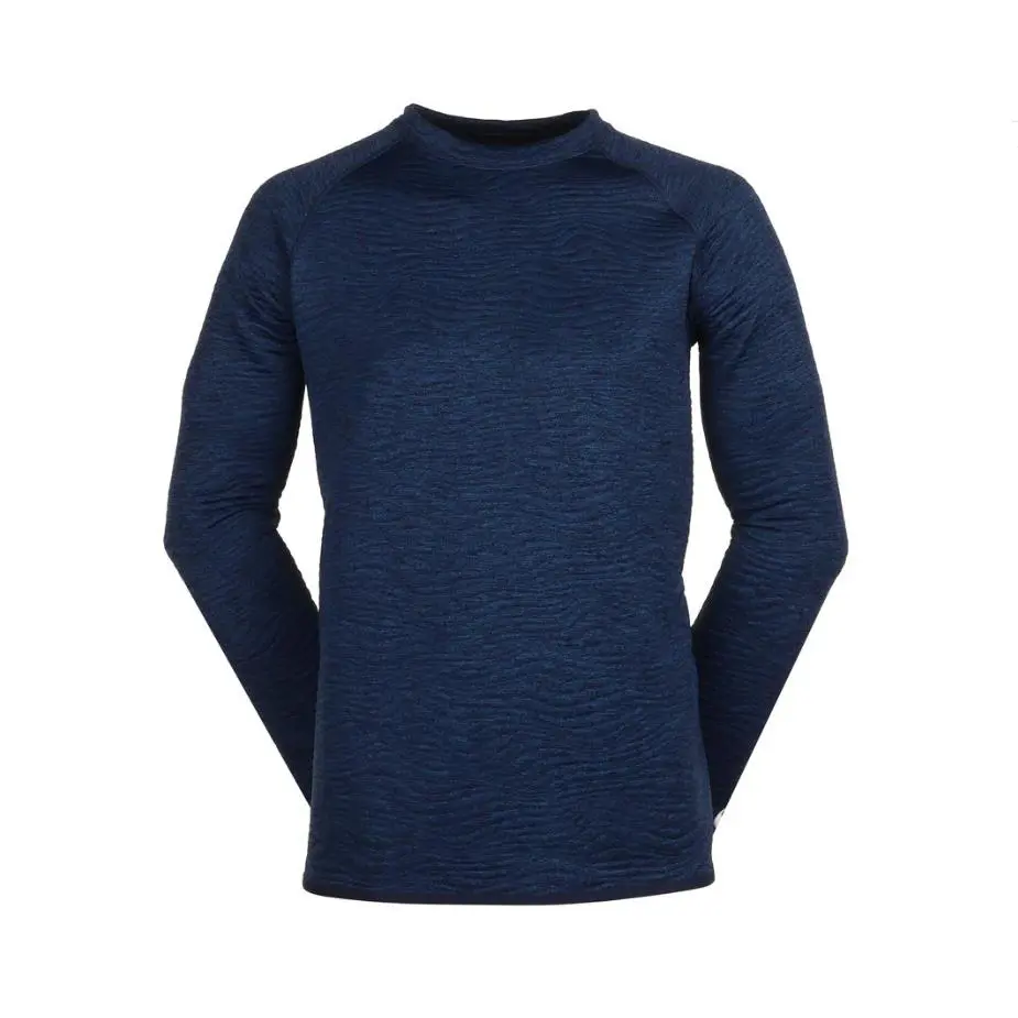 Nike Drifit Tour Crew Midnight Navy Quilted Pullover Men`s Xxl