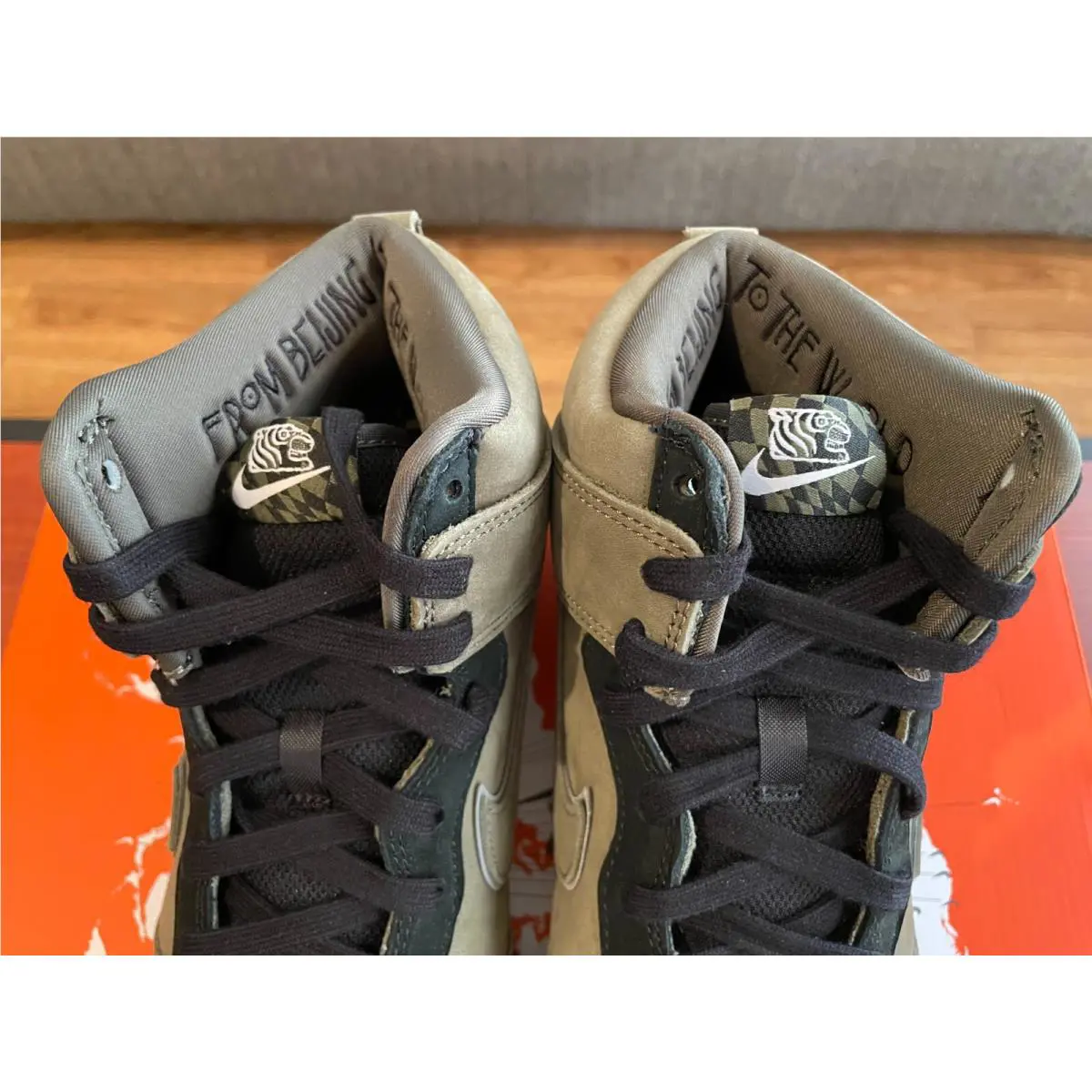 Nike shoes - Nike Dunk High - Dunk High - DD1415200 - Medium Olive/Multi-Color-Black (UPC: 00196152948335) 4