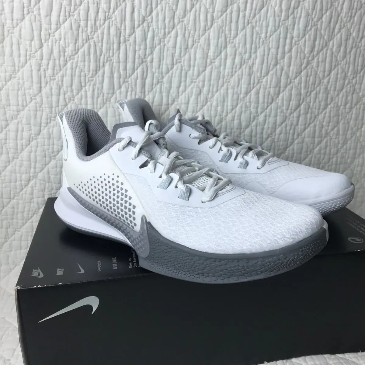 Nike shoes - Nike Mamba Fury - Mamba Fury - CK2087100 - white/wolf gray/ pure platinum 7