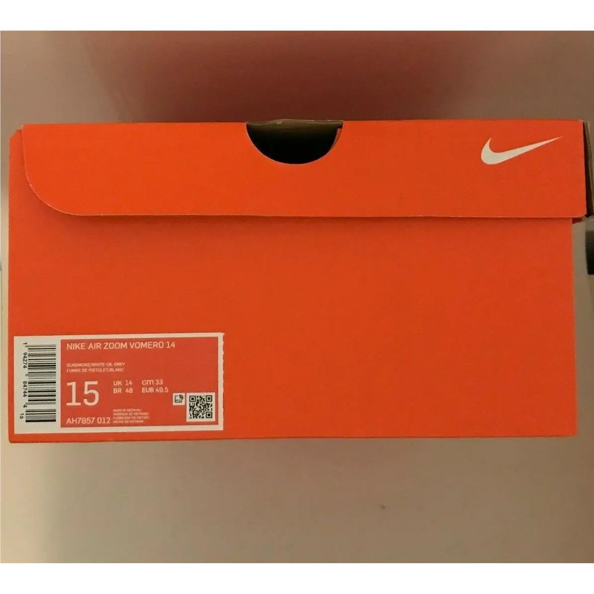 Nike shoes - Nike Air Zoom Vomero 14 - AH7857-012 - Gray (UPC: 194274847444) 10