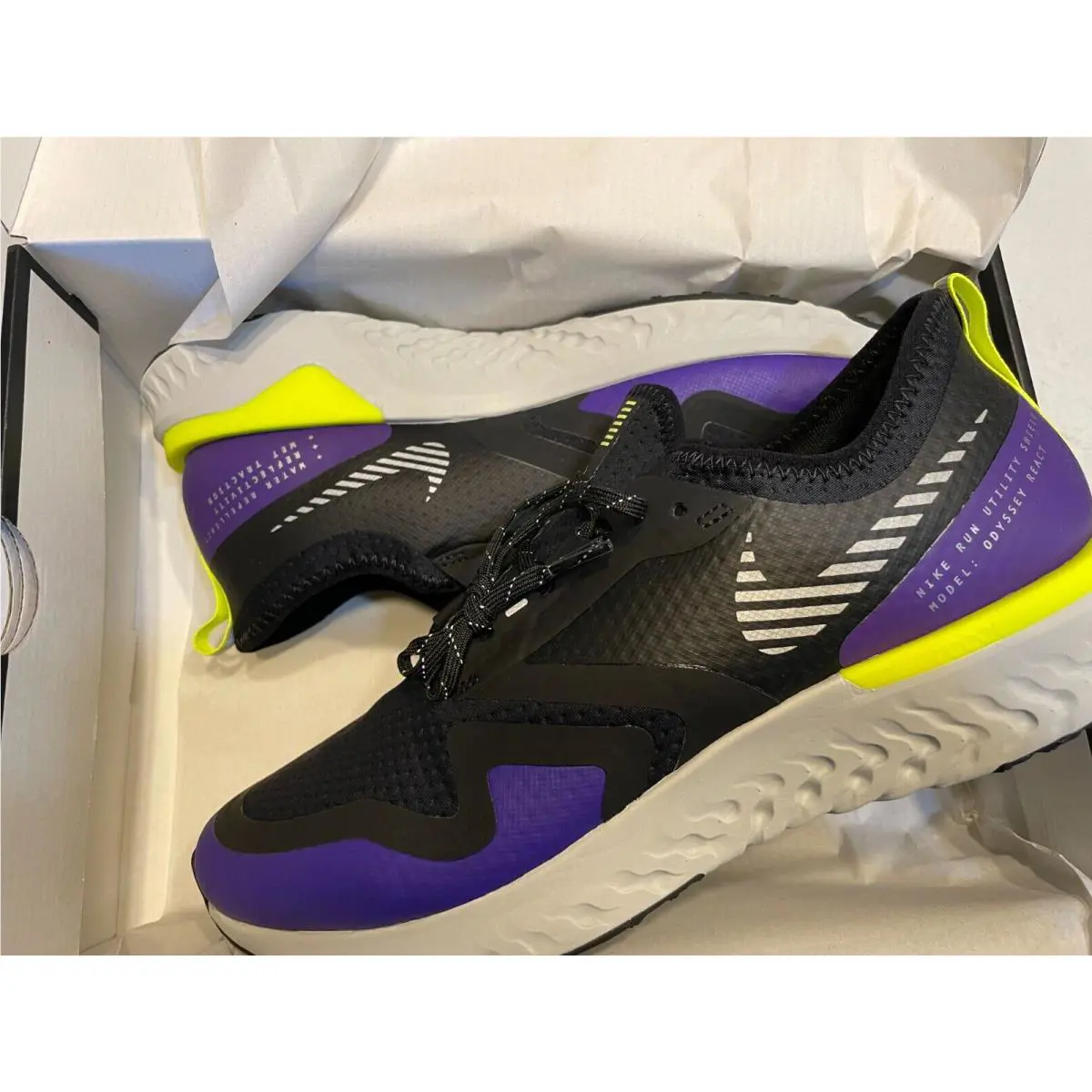 Nike shoes - Nike Odyssey React Shield - Odyssey React Shield - BQ1671-002 - Black (UPC: 193151556240) 1