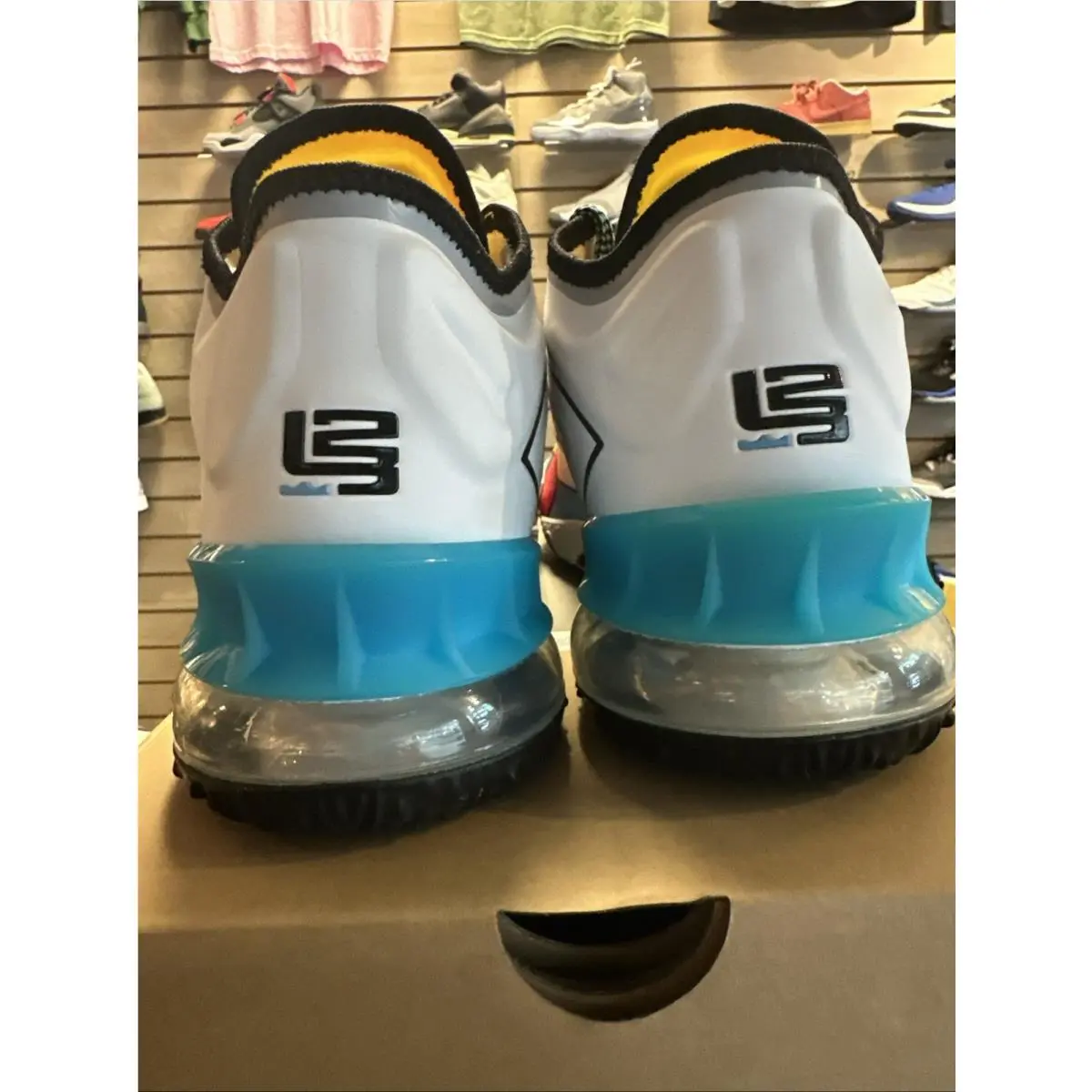 Nike shoes - Nike LeBron 18 - LeBron - CV7562-104 - White, Manufacturer: White/White/Black/Baltic Blue 0