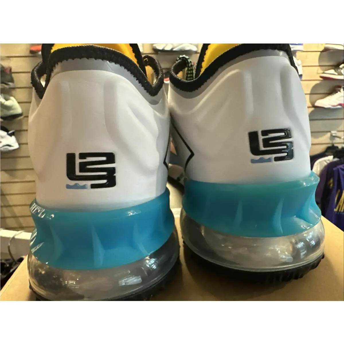 Nike shoes - Nike LeBron 18 - LeBron - CV7562-104 - White, Manufacturer: White/White/Black/Baltic Blue 1