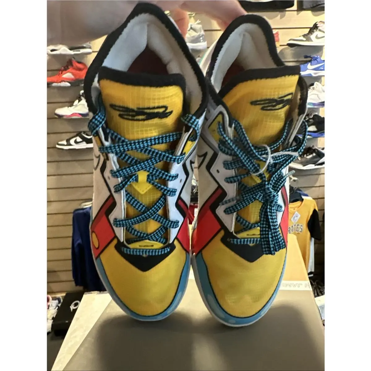 Nike shoes - Nike LeBron 18 - LeBron - CV7562-104 - White, Manufacturer: White/White/Black/Baltic Blue 7