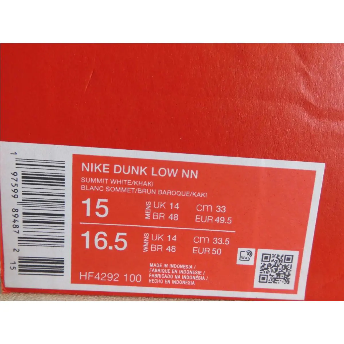 Nike shoes - Nike Dunk Low - Dunk Low - HF4292-100 - White (UPC: 197599894872) 3