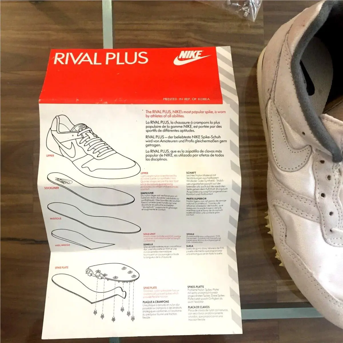 Nike shoes - Nike RIVAL - RIVAL - white natural 9