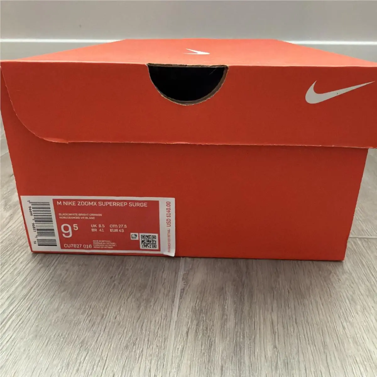 Nike shoes - Nike ZoomX SuperRep Surge - ZoomX SuperRep Surge - CU7627-016 - Black/Bright Crimson/White 4