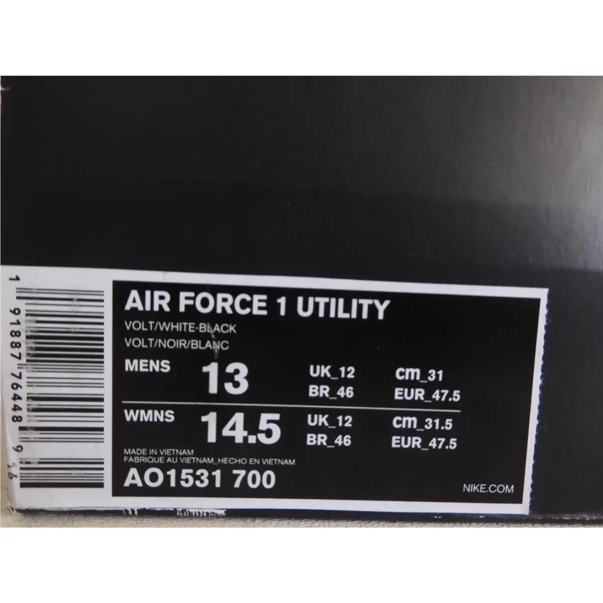 Nike shoes - Nike Air Force 1 Utility - AO1531-700 - Green (UPC: 191887764489) 3