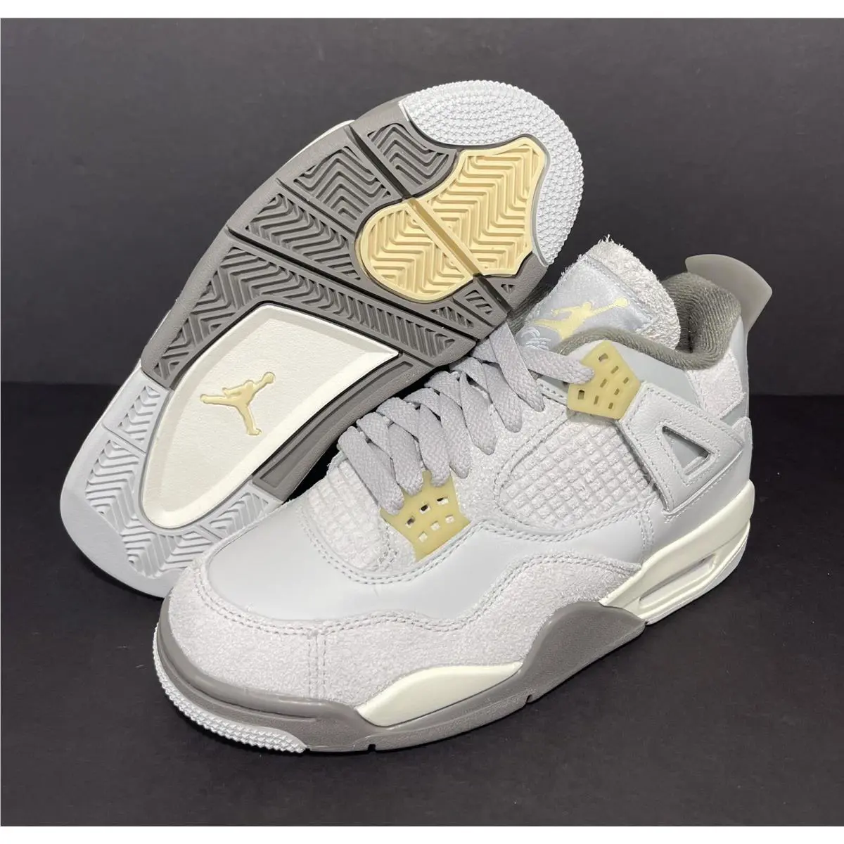 Nike shoes - Nike Air Jordan 4 - Air - DV3742-021 - Gray (UPC: 196155593167) 9