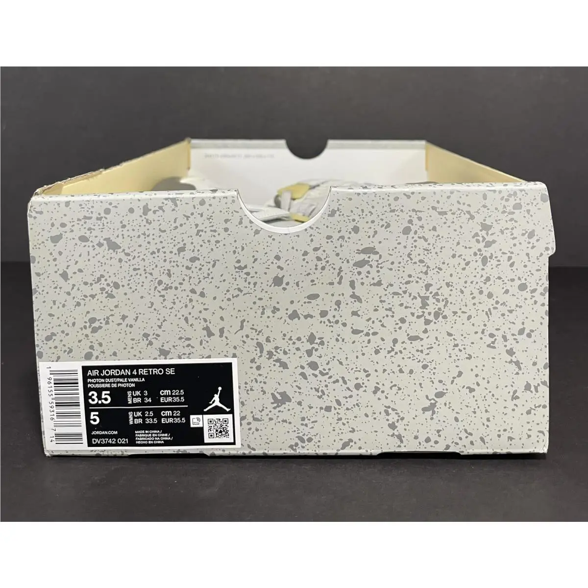 Nike shoes - Nike Air Jordan 4 - Air - DV3742-021 - Gray (UPC: 196155593167) 10