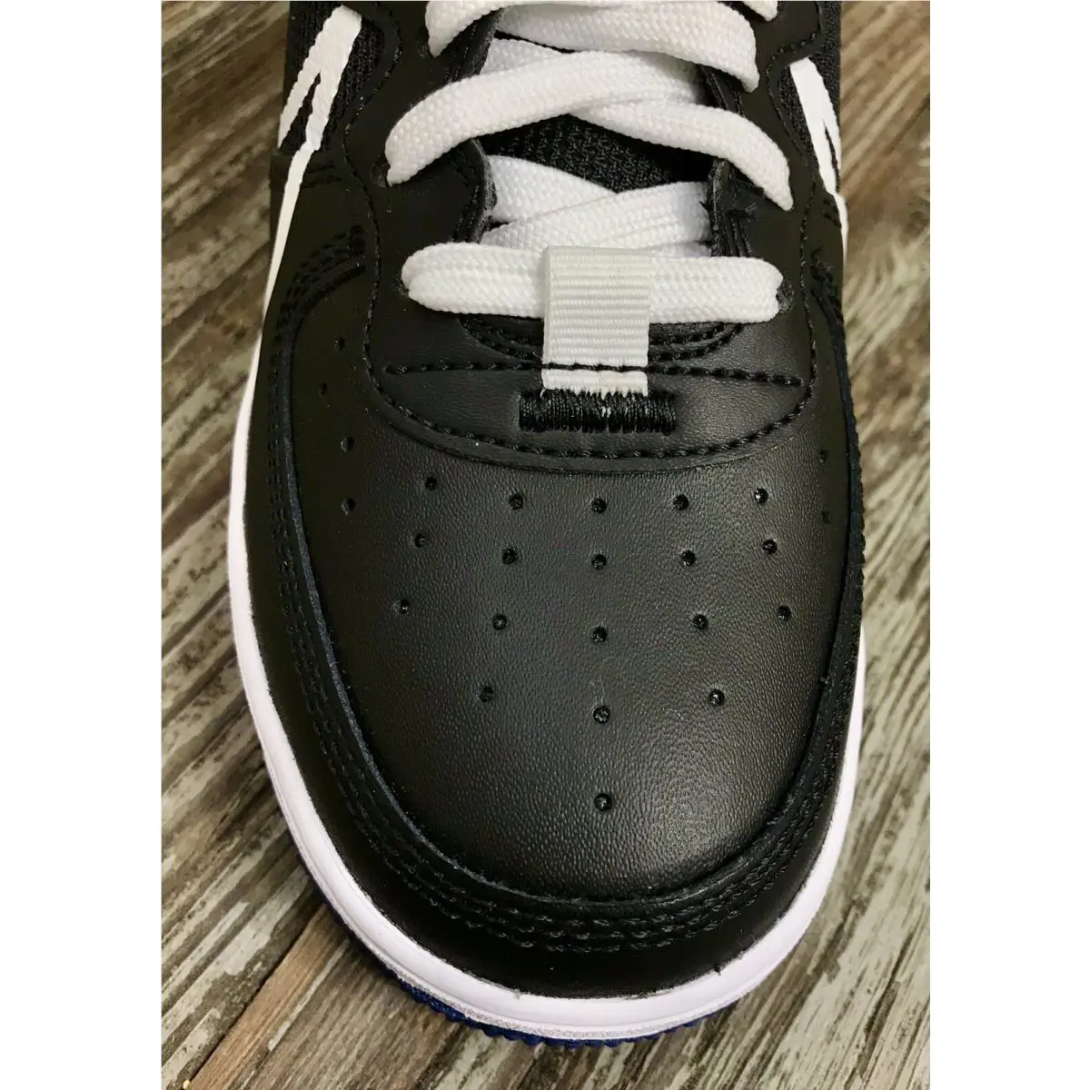 Nike shoes - Nike Air Force 1 React - CT1020-001 - Black/White-Gym Red-Gym Blue (UPC: 0193658039154) 5