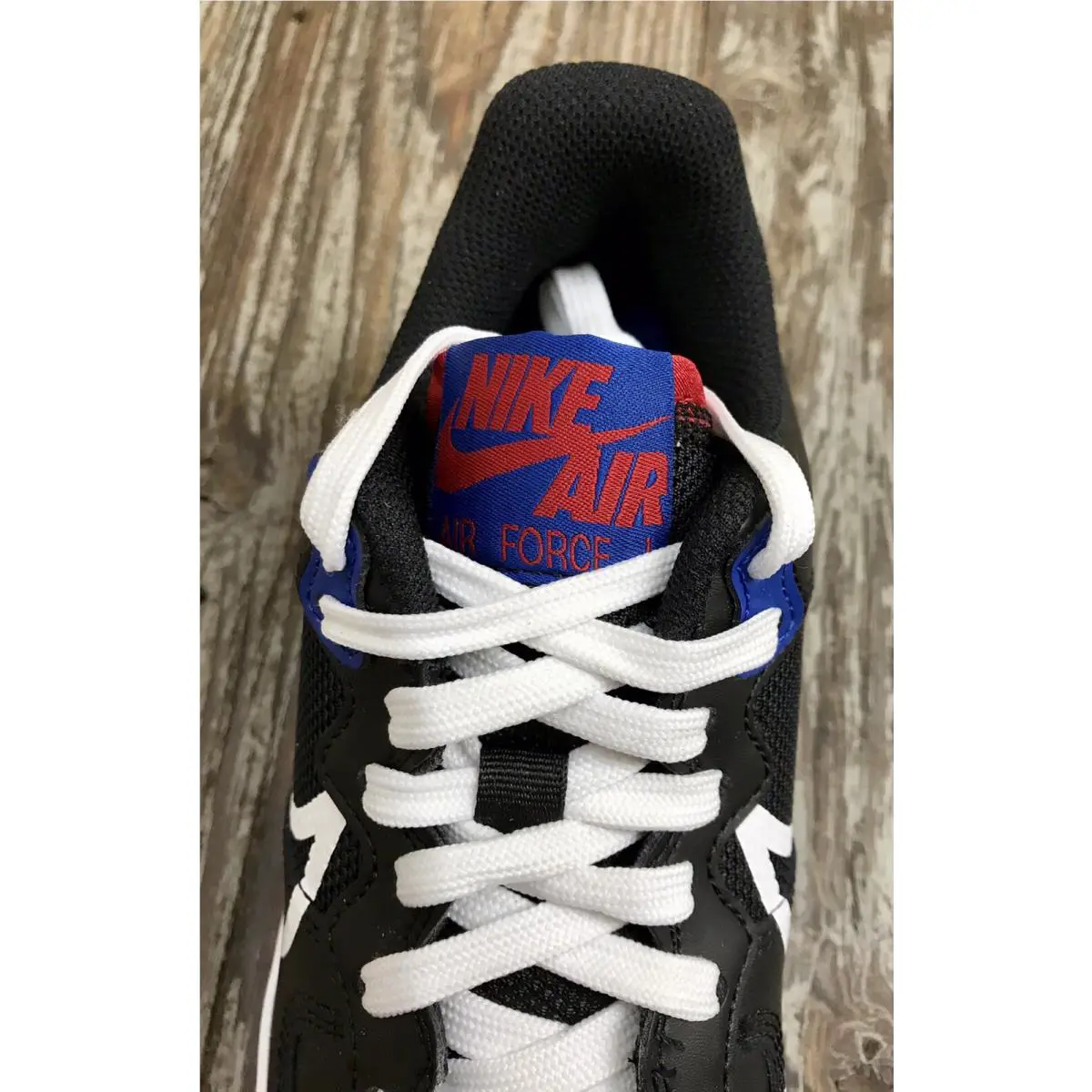 Nike shoes - Nike Air Force 1 React - CT1020-001 - Black/White-Gym Red-Gym Blue (UPC: 0193658039154) 6