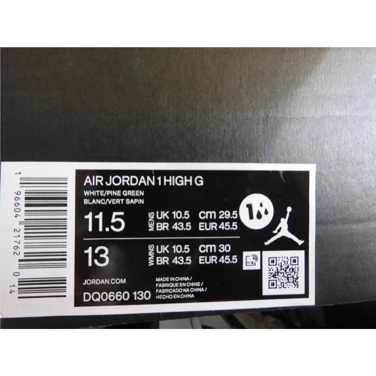 Nike shoes - Air Jordan 1 - Air - White (UPC: 196604217620) 5