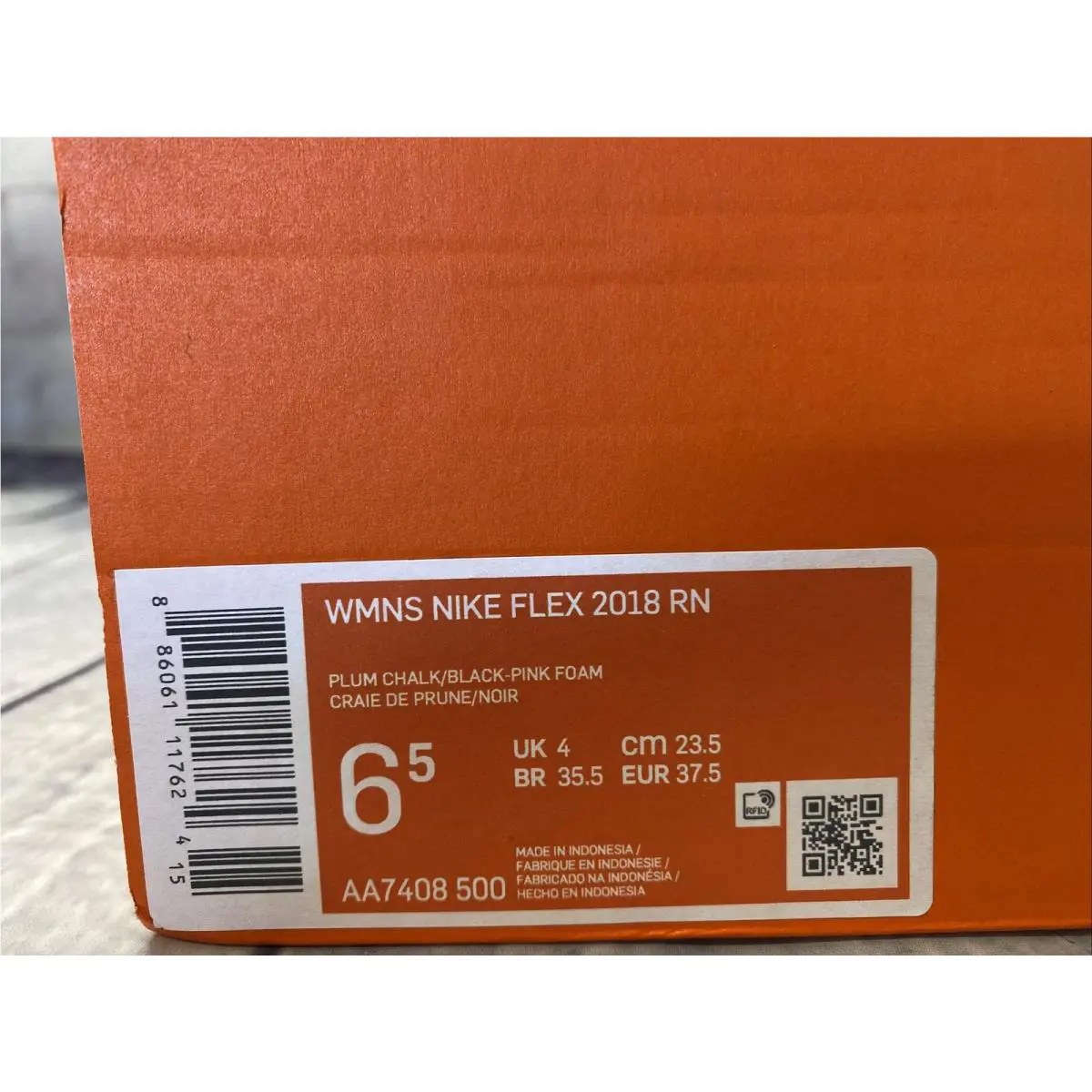 Nike shoes - Nike Flex 2018 - Flex - Plum Chalk/Black-Pink Foam -Pale Pink (UPC: 886061117778) 9