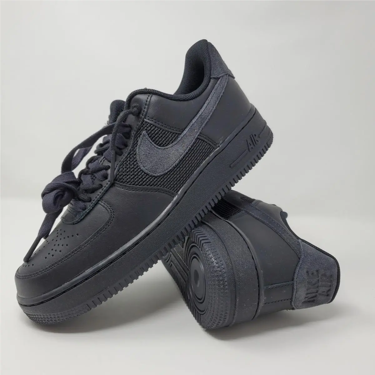Nike Air Force 1 x Slam Jam Black Off Noir AF1 DX5590-001 Men`s Size 7.5