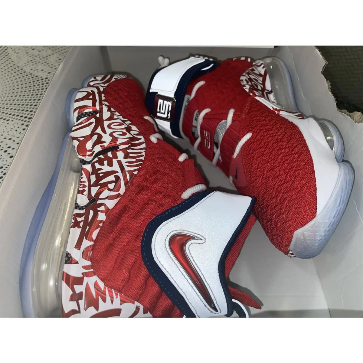 Nike shoes - Nike LeBron 17 FP - LeBron - CT6047-600 - Red 9
