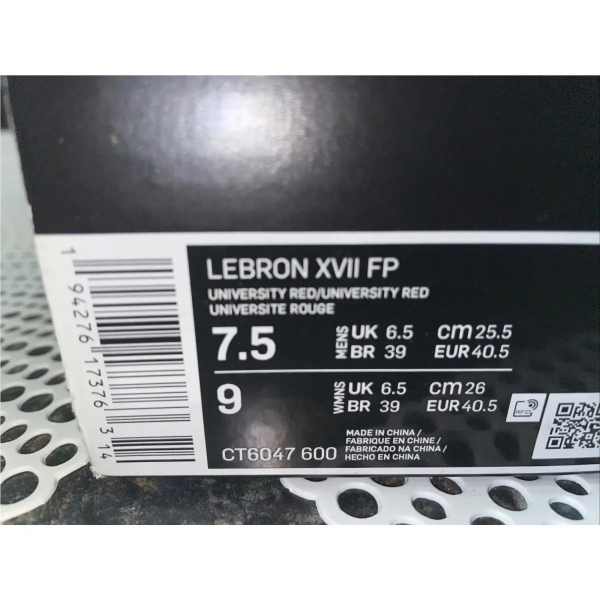 Nike shoes - Nike LeBron 17 FP - LeBron - CT6047-600 - Red 10