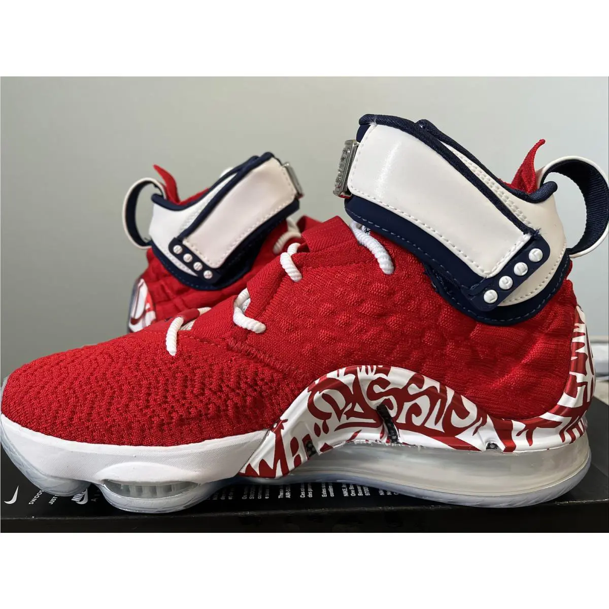 Nike shoes - Nike LeBron 17 FP - LeBron - CT6047-600 - Red 0