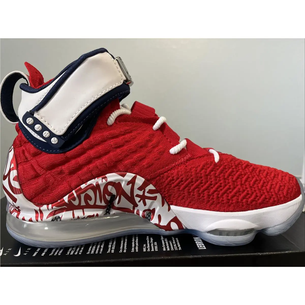 Nike shoes - Nike LeBron 17 FP - LeBron - CT6047-600 - Red 1