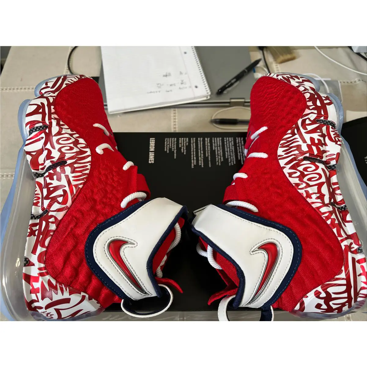 Nike shoes - Nike LeBron 17 FP - LeBron - CT6047-600 - Red 6