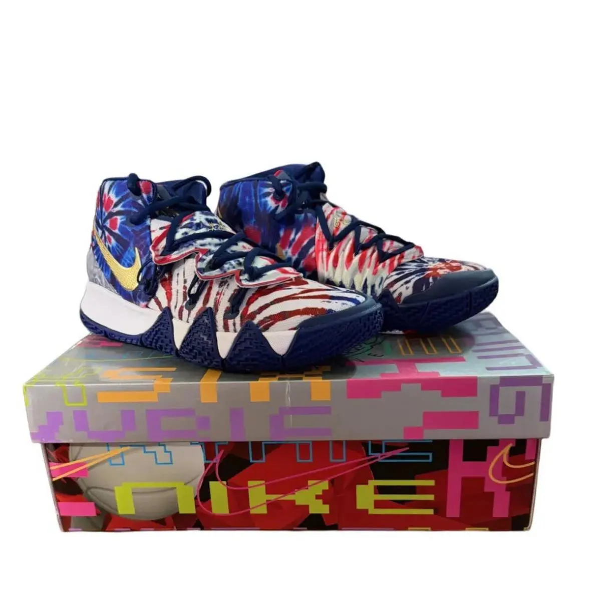 Nike shoes - Nike Kybrid S2 - Kybrid - CQ9323-400 - Blue Void/Metallic Gold-White (UPC: 194493798312) 3