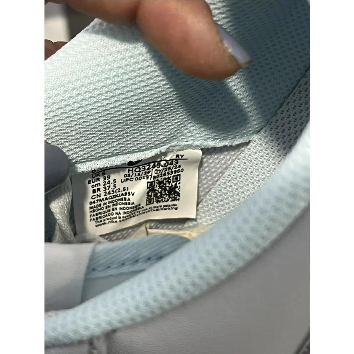 Nike shoes - Nike Air Force 1 - Air Force - Pure Platinum / Metallic Silver 11