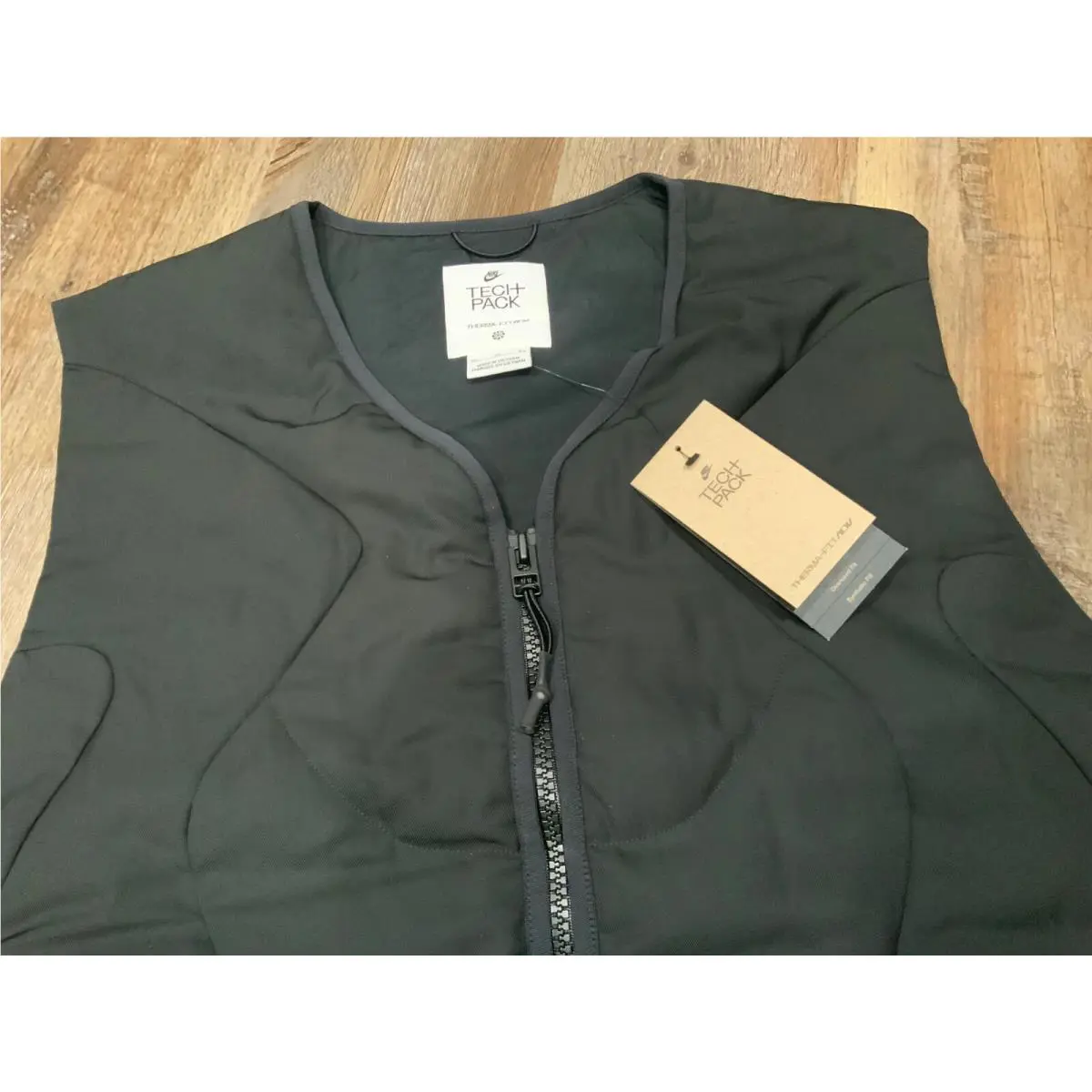 Nike clothing - Nike Sportswear Tech Pack Therma-FIT ADV Insulated Vest - FN0635-010 - Black (UPC: 196607648735) 1