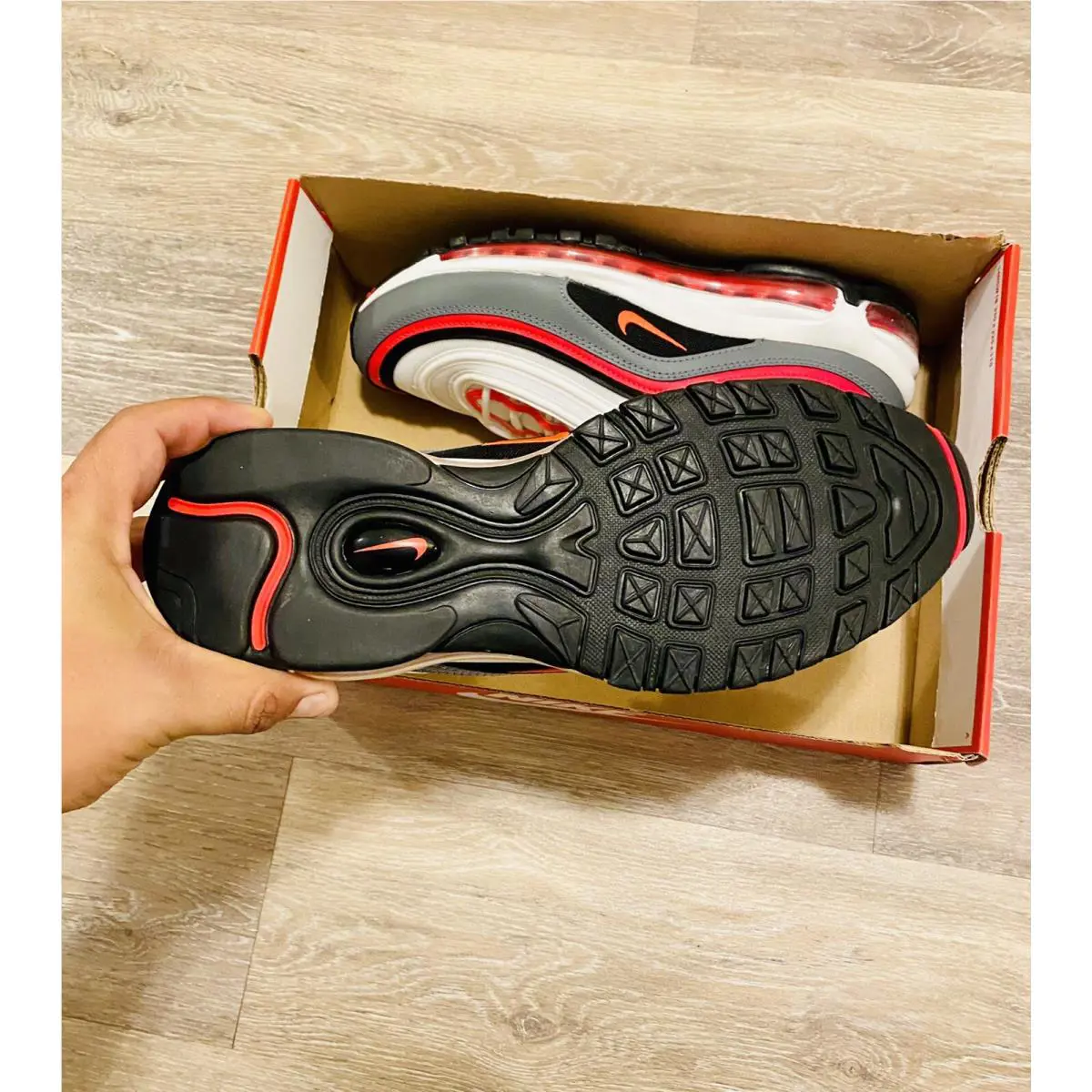 Nike shoes - Nike Air Max 97 - Air Max - CW5419-100 - White Grey Crimson (UPC: 194274816730) 8