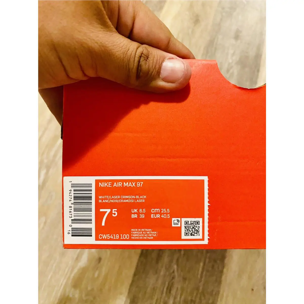 Nike shoes - Nike Air Max 97 - Air Max - CW5419-100 - White Grey Crimson (UPC: 194274816730) 9