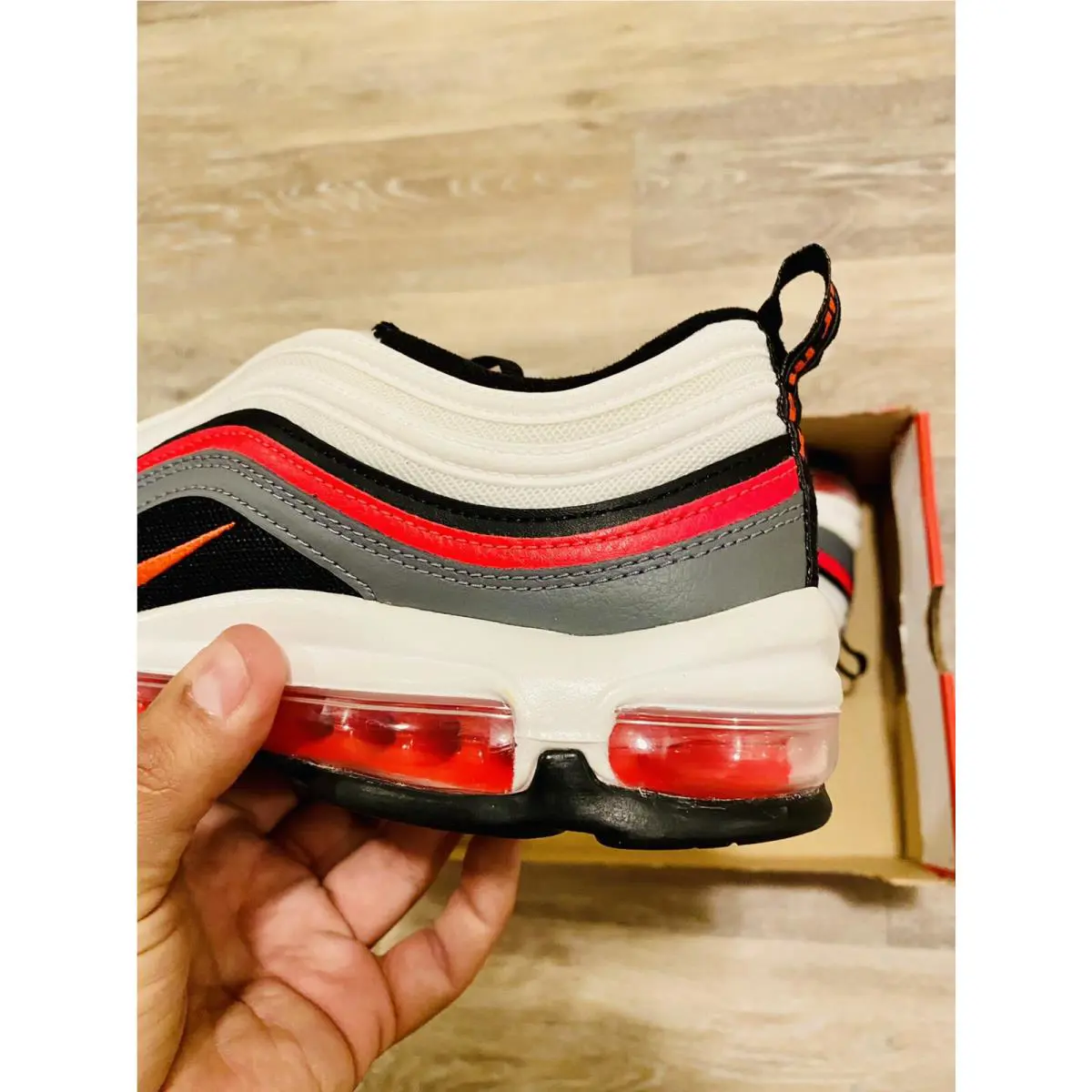 Nike shoes - Nike Air Max 97 - Air Max - CW5419-100 - White Grey Crimson (UPC: 194274816730) 2