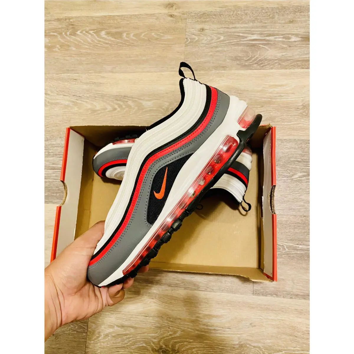 Nike shoes - Nike Air Max 97 - Air Max - CW5419-100 - White Grey Crimson (UPC: 194274816730) 3