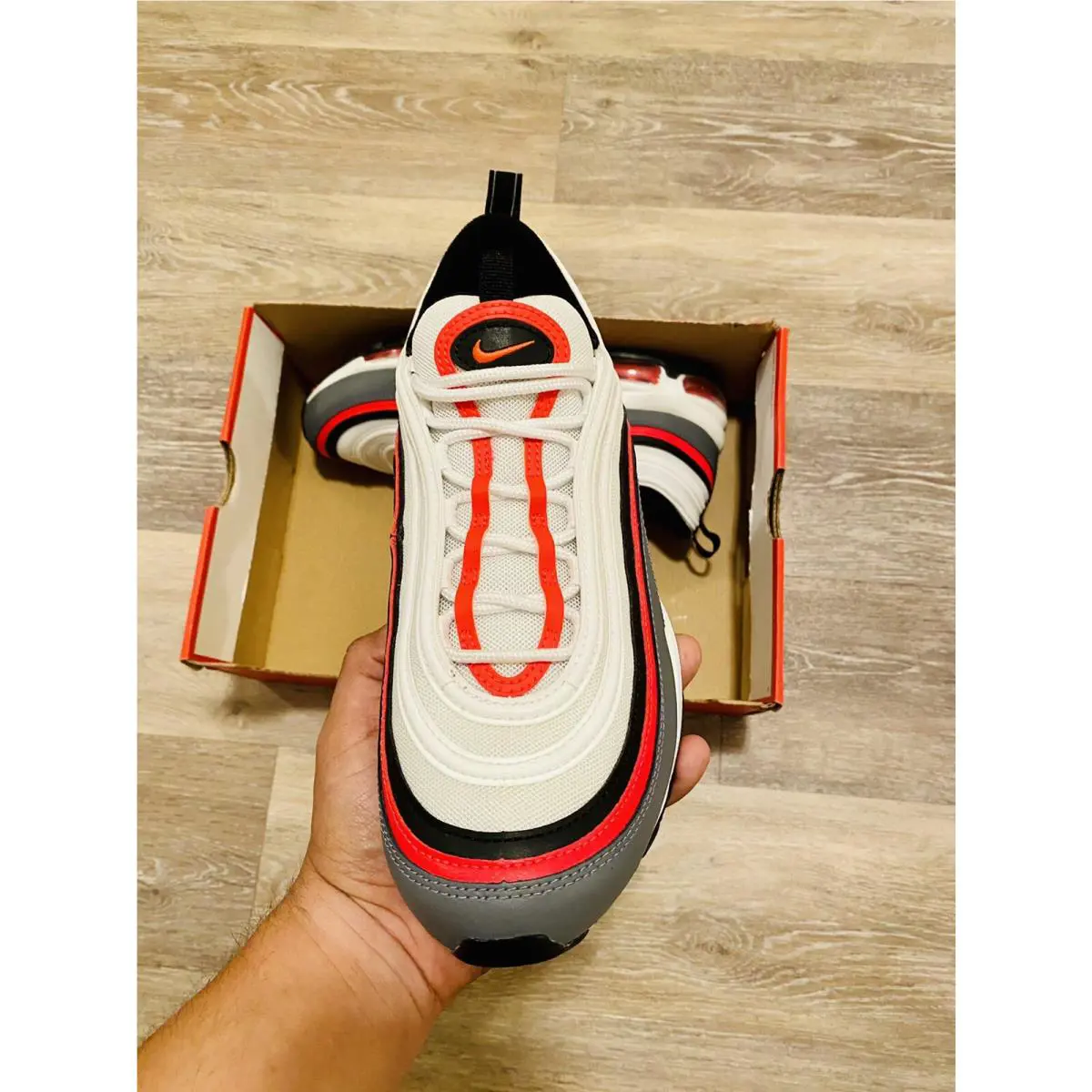 Nike shoes - Nike Air Max 97 - Air Max - CW5419-100 - White Grey Crimson (UPC: 194274816730) 4