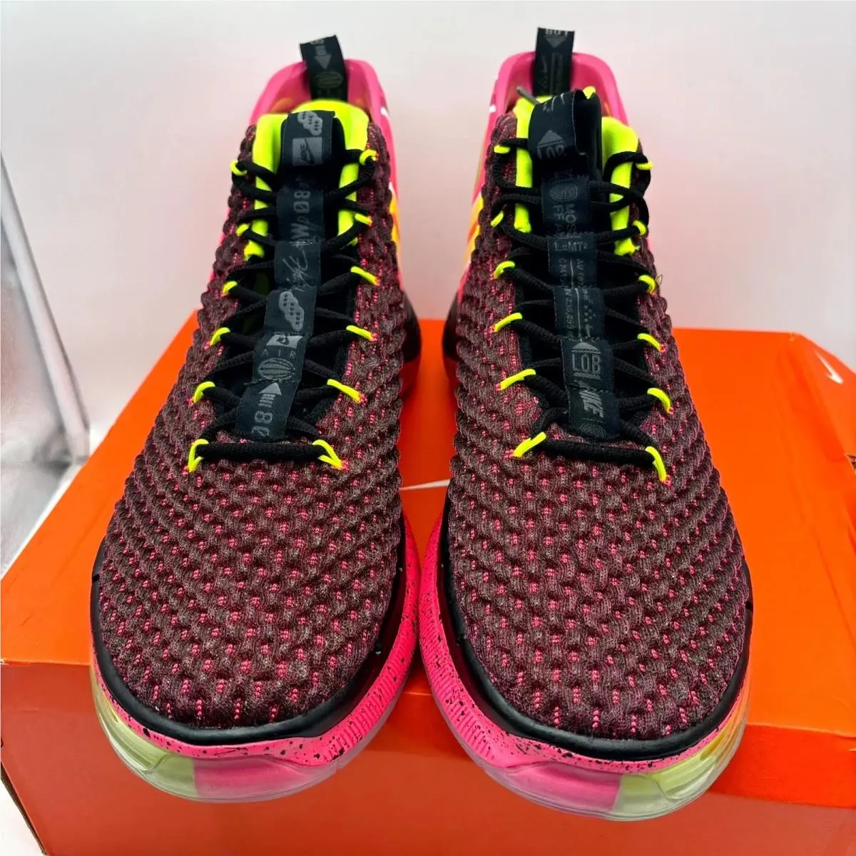 Nike Alphadunk Hoverboard Racer Pink Black Athletic Shoes US 14 Men`s BQ5401-600