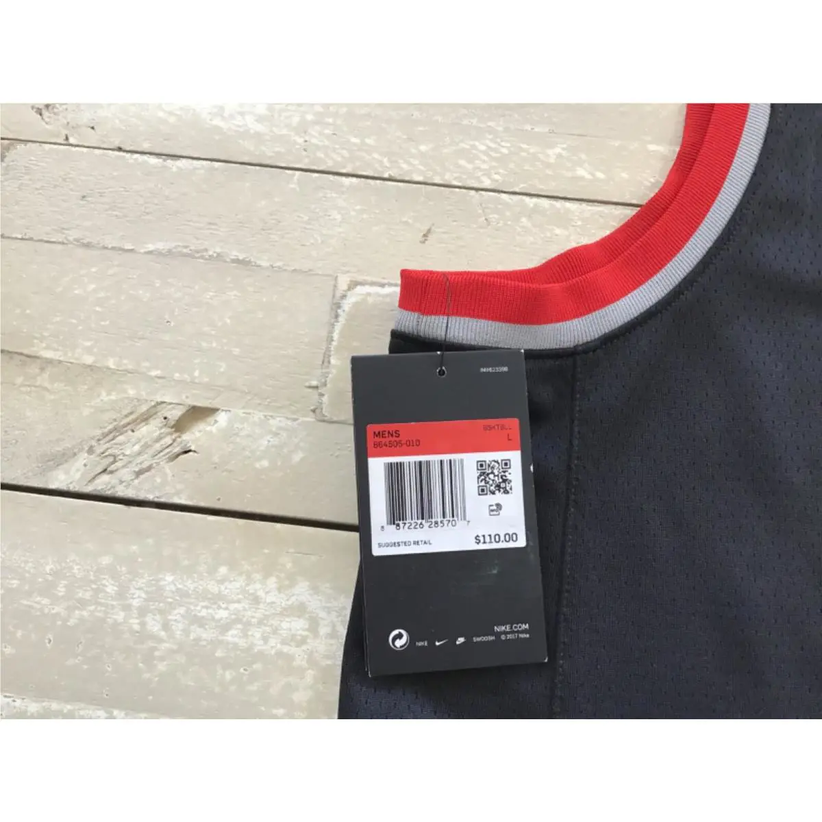 Nike clothing - Nike NBA Swingman - NBA Swingman - Red, Black, White 2