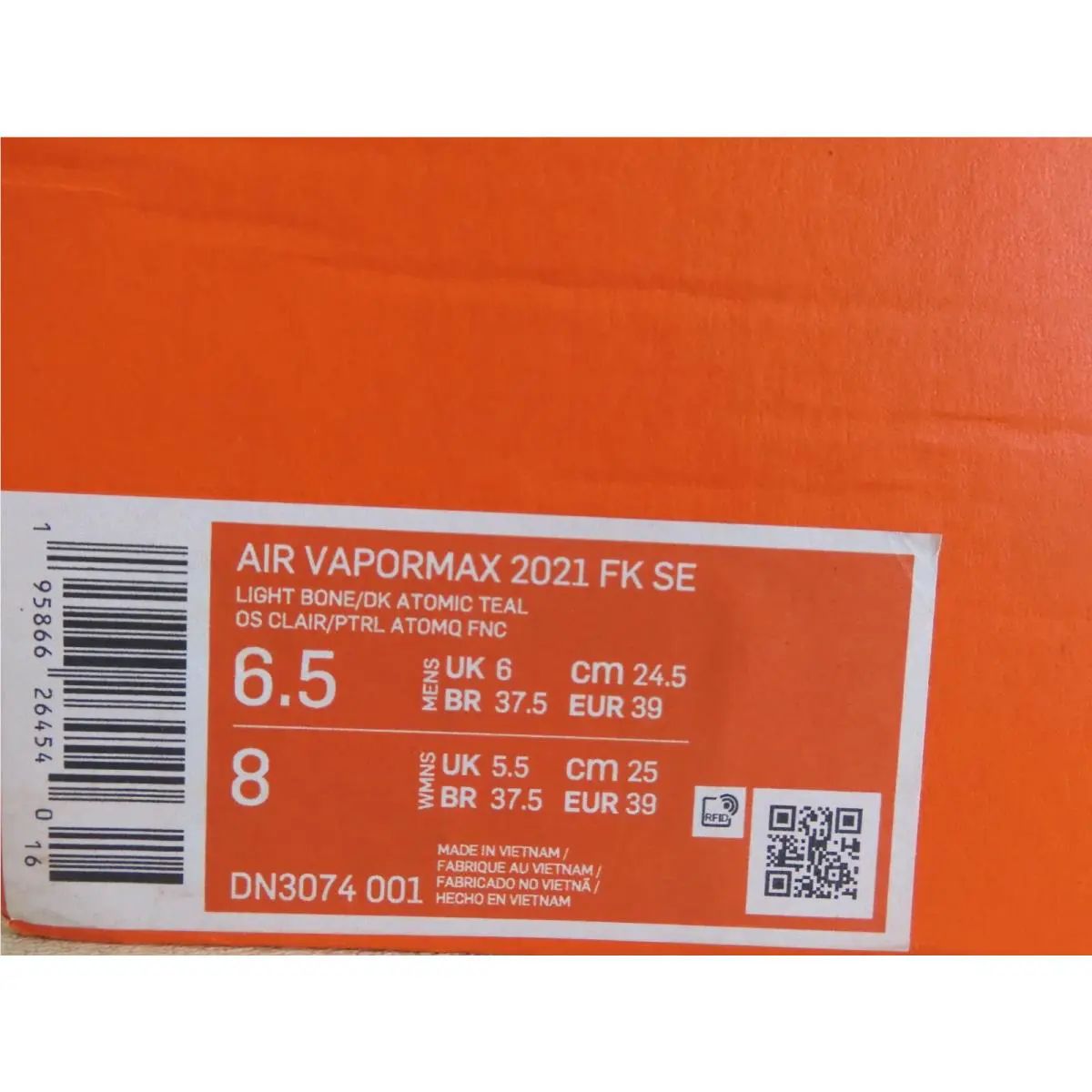 Nike shoes - Nike Air VaporMax Flyknit - Air VaporMax Flyknit - DN3074 001 - Gray (UPC: 195866264540) 3