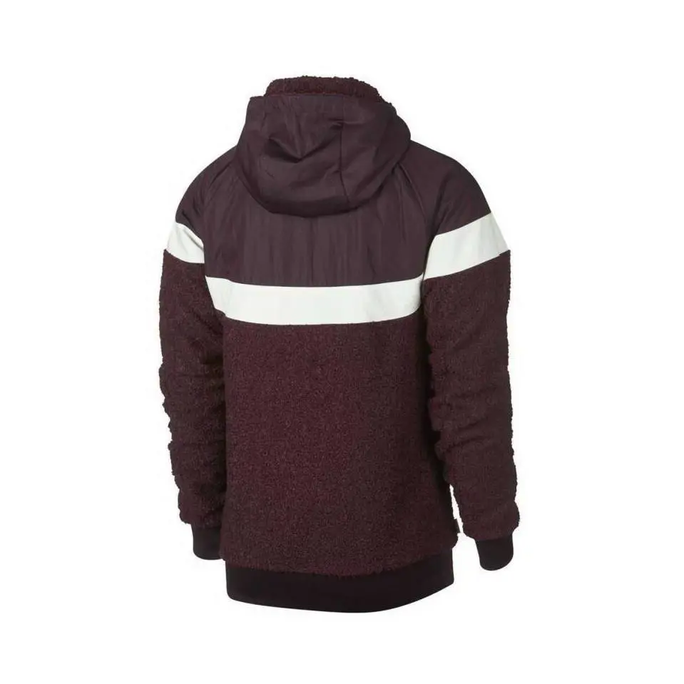 Nike clothing - Nike Sportswear Sherpa Windrunner - Sportswear Sherpa Windrunner - 930316 659 - Burgundy Ash & Burgundy Crush & Summit White 0