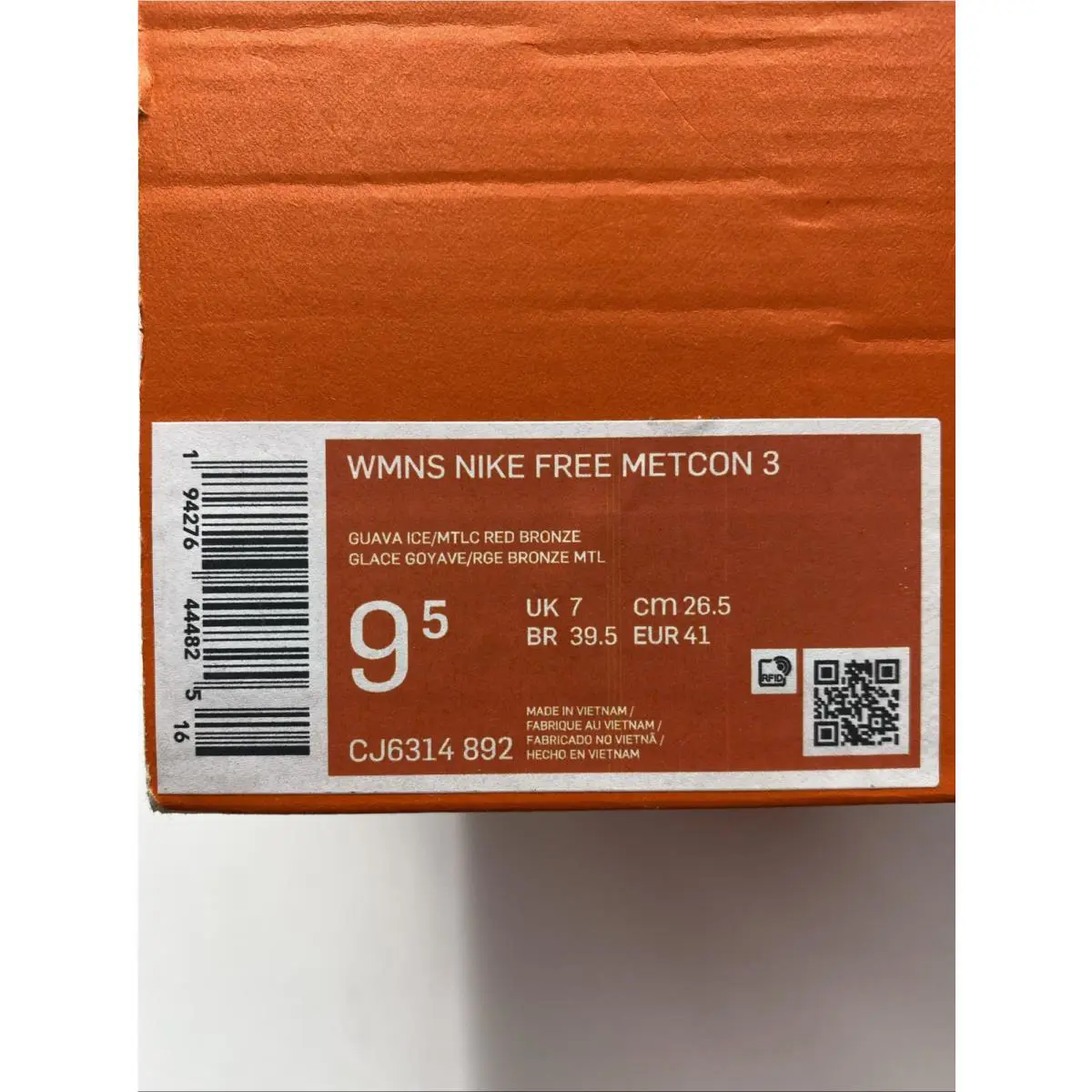 Nike shoes - Nike Free Metcon - Free Metcon - CJ6314 892 - Guava Ice/Mtlc Red Bronze (UPC: 194276444825) 6