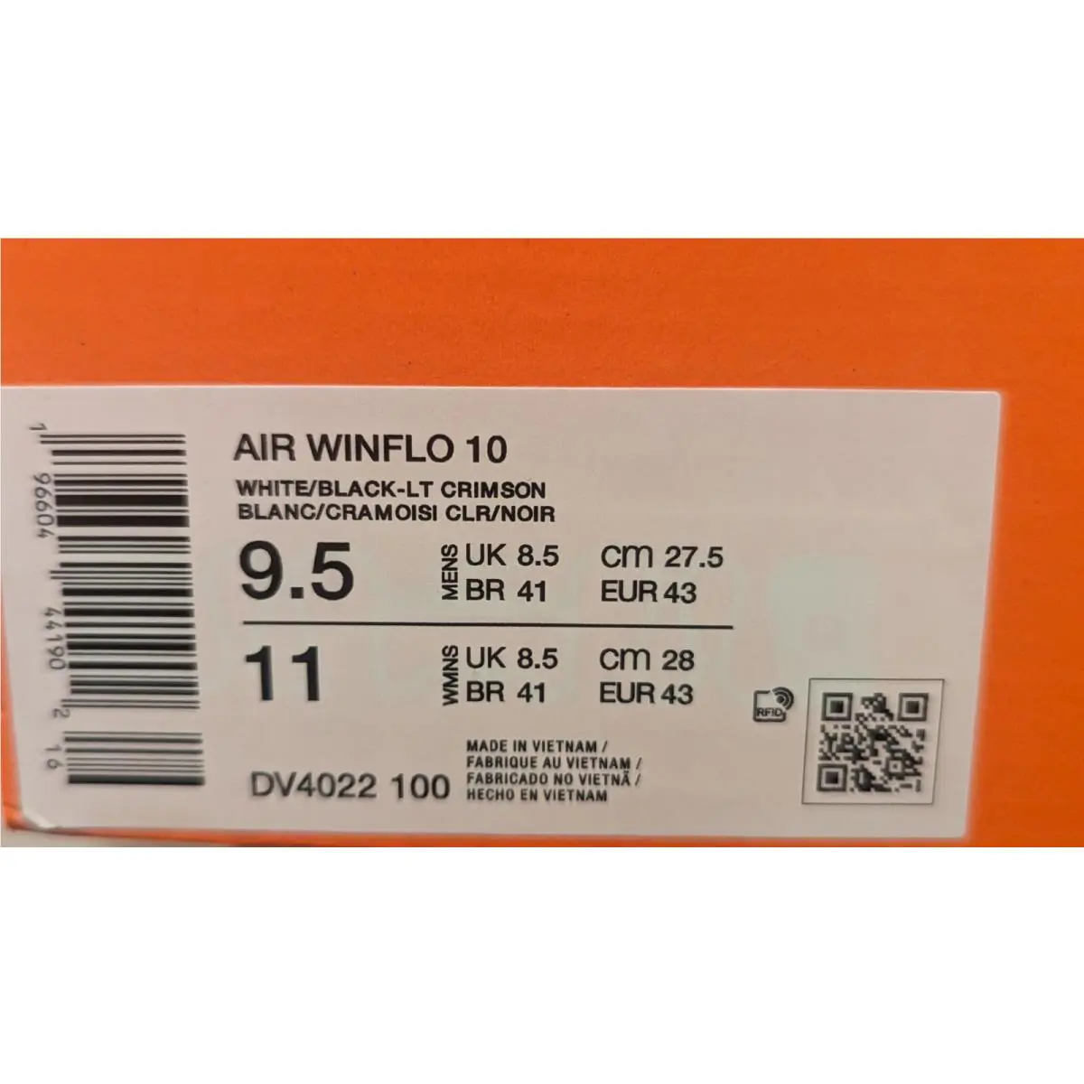 Nike shoes - Nike Air Winflo - Air Winflo - White/Black-Light Crimson 4