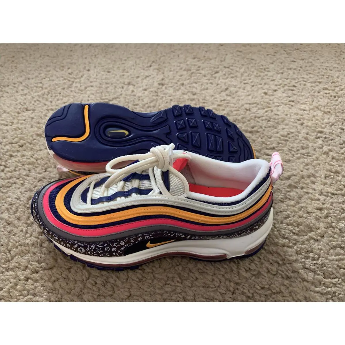 Nike shoes - Sneakers - Sneakers - Purple, Manufacturer: regency purple/laser orange-pink-white 0