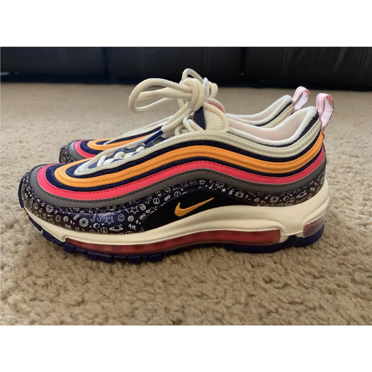 Nike shoes - Sneakers - Sneakers - Purple, Manufacturer: regency purple/laser orange-pink-white 1