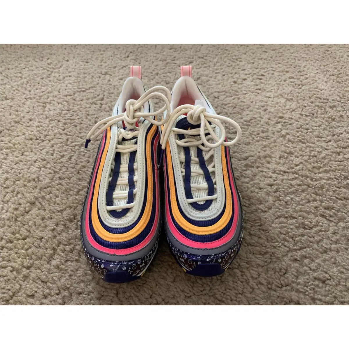 Nike shoes - Sneakers - Sneakers - Purple, Manufacturer: regency purple/laser orange-pink-white 2